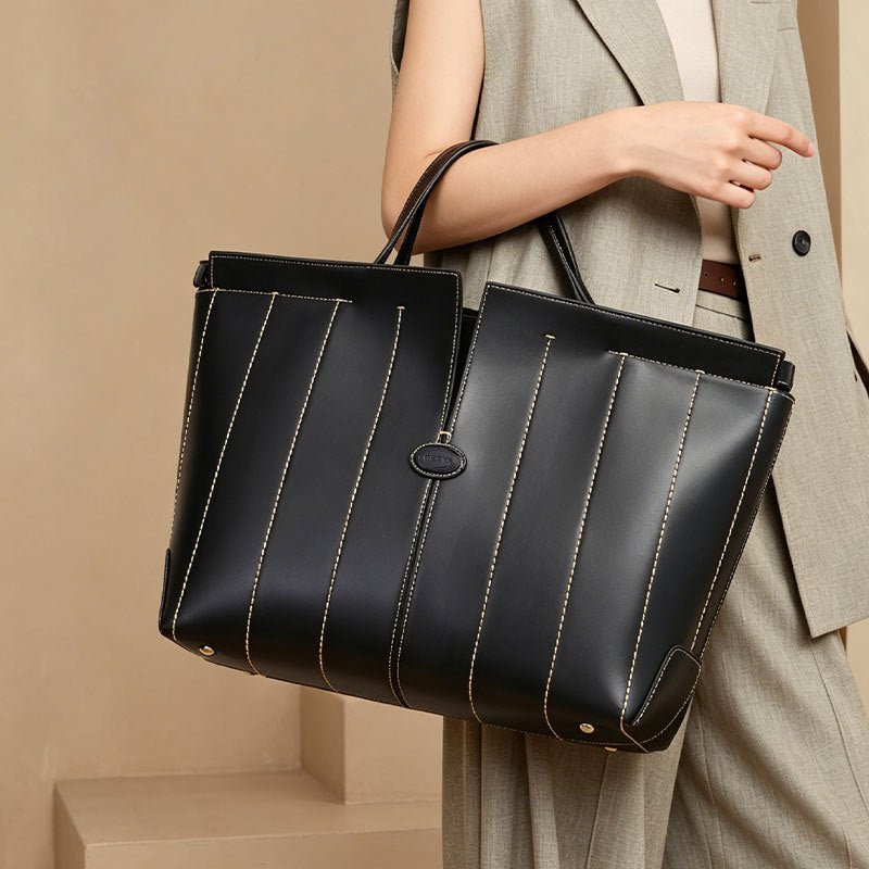 Bolsa tote Novo modelo europeia e americana fashion Bolsa Grande capacidade para o dia a dia Bolsa minimalista elegante Bolsa de mão feminina Internacional