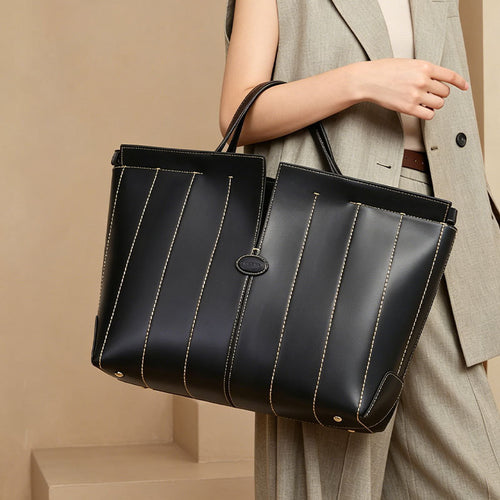 Bolsa tote Novo modelo europeia e americana fashion Bolsa Grande capacidade para o dia a dia Bolsa minimalista elegante Bolsa de mão feminina Internacional
