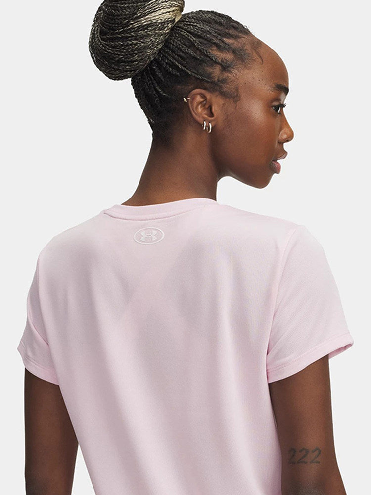 UA Under Armour Spring 2025 New Women's Sports Fitness Training Quick Dry Short Sleeve T-Shirt 1384231-647