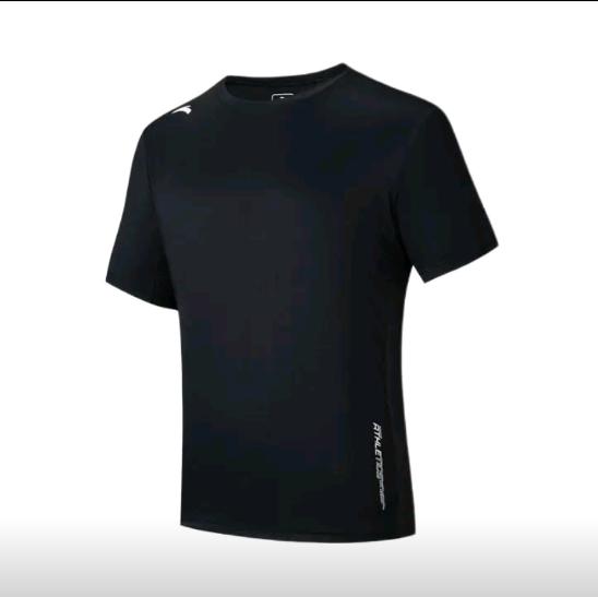 T-shirt Banzheng Sports ANTA de secagem rápida, nova, para homem, para o verão, fina, respirável, para treino e corrida.