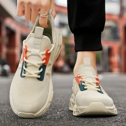 Primavera e outono New Balance Cool Running Shoes 2025 Summer Trend Mesh Running Shoes Shock Absorption Running Shoes Tênis Masculino