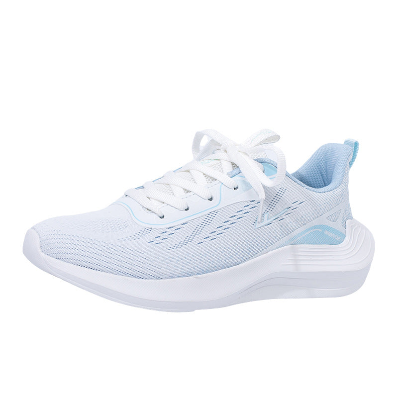Lightweight and breathable mesh single shoes glacier blue pullback women's sneakers outdoor vitality daily soft soles lightweight casual shoes