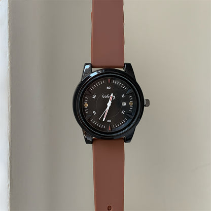 GoGoey European and American Style Niche Sports Men's and Women's Wholesale Original Style Quartz Watches with Personalized Large Calendar Dials