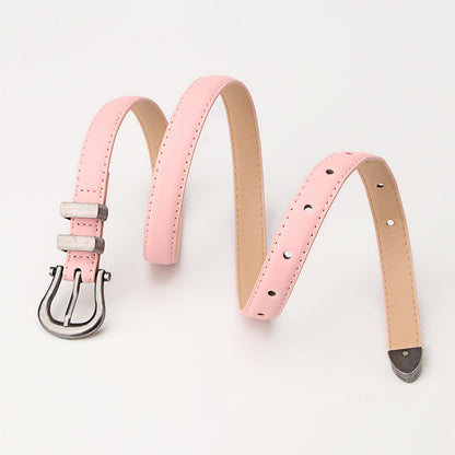 New fashionable antique silver belt literary retro distressed decoration ladies belt versatile suit pants belt women