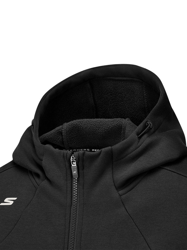 Skechers Women's Hoodie Winter New Fleece Loose Casual Knitted Sports Jacket P425W044-0018