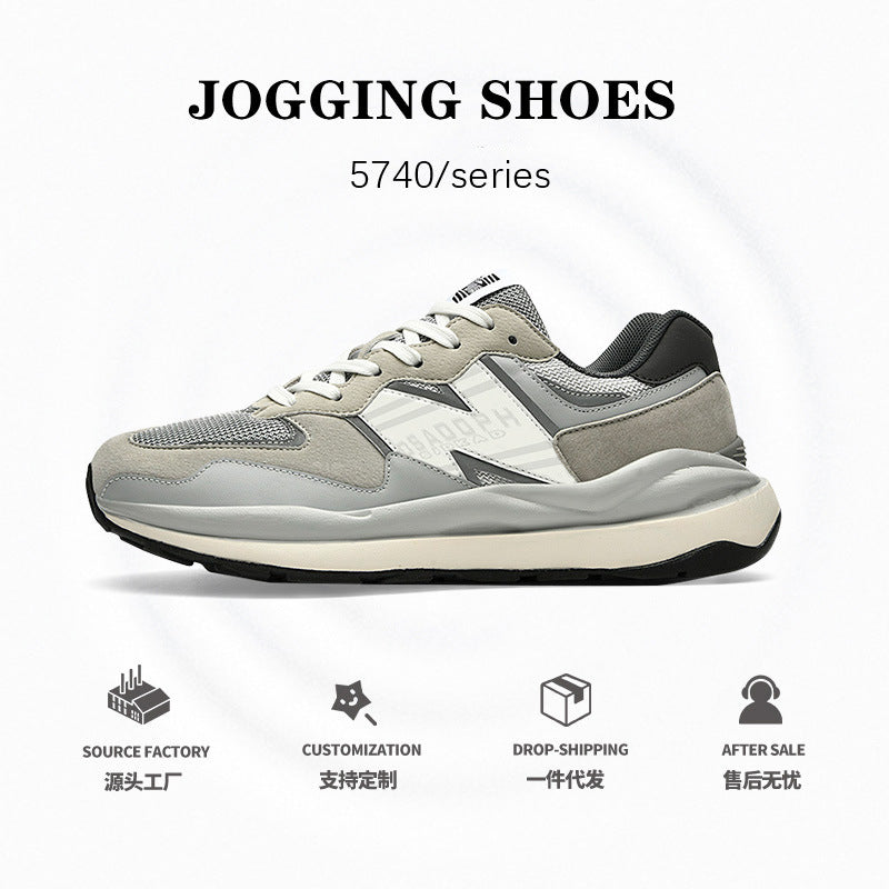 Primavera e outono New Balance Cool Run Putian N-Line Shoes Athleisure Shoes Absorção de choque de sola grossa Daddy Shoes Running Shoes Atacado Feminino