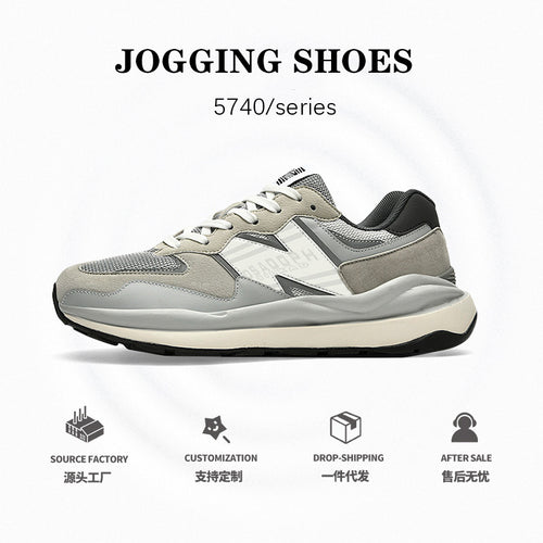 Primavera e outono New Balance Cool Run Putian N-Line Shoes Athleisure Shoes Absorção de choque de sola grossa Daddy Shoes Running Shoes Atacado Feminino