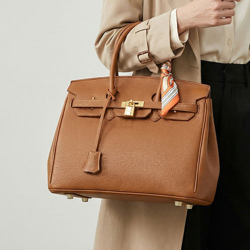 Bolsa de mão Novo modelo 2026 fashion Bolsa minimalista Grande capacidade Bolsa tote elegante para o dia a dia bolsa feminina bolsa estilo Birkin