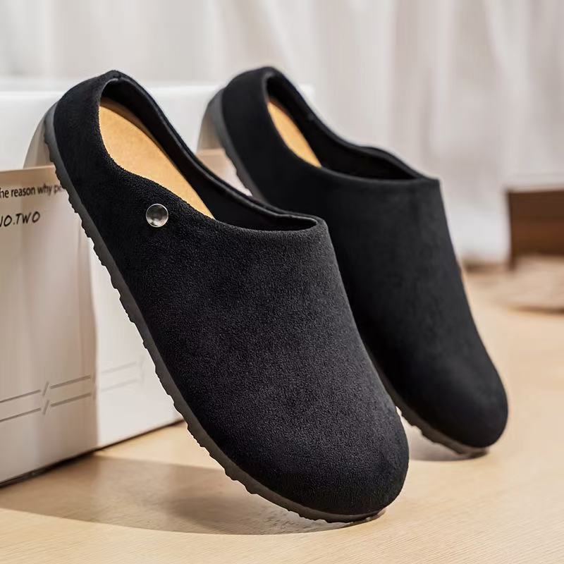 2026 New Men's Soft-Soled Closed-Toe Slippers, Casual Non-Slip Closed-Toe Slippers, Everyday Comfort and Fashion, One-Foot Slip-On Men's Shoes