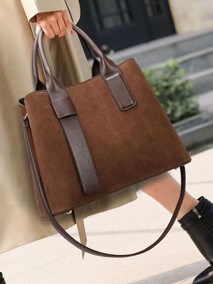 Handbags, simple and fashionable middle-aged mom bags, matte bags, women's large capacity commuter tote bags, cross-border wholesale