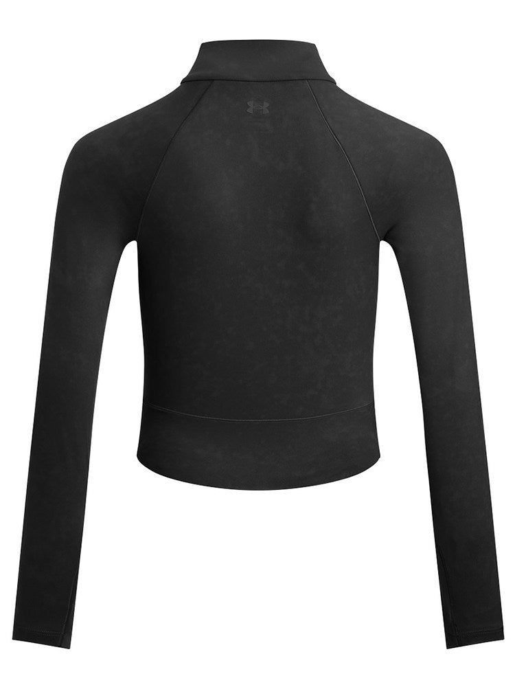 Under Armour Jacket Women's Autumn-Winter Meridian Athleisure Full Zip Cropped Jacket 6007093-001