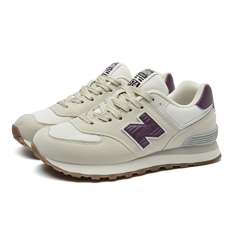 Primavera e outono New Balance Cool Run 2025 novo esquema de cores simples explosivo casual versátil casal tênis de corrida mulheres