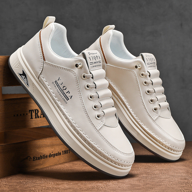 2026 Spring New Men's White Shoes, Men's Breathable Casual Sneakers, Versatile Sports Trendy New Men's Shoes