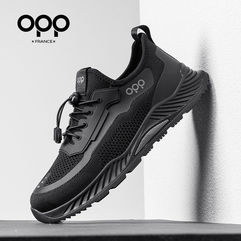 Ténis de malha respirável OPP, modelo 2026, fino e casual, com sola grossa, ideal para correr ao ar livre e para voar.