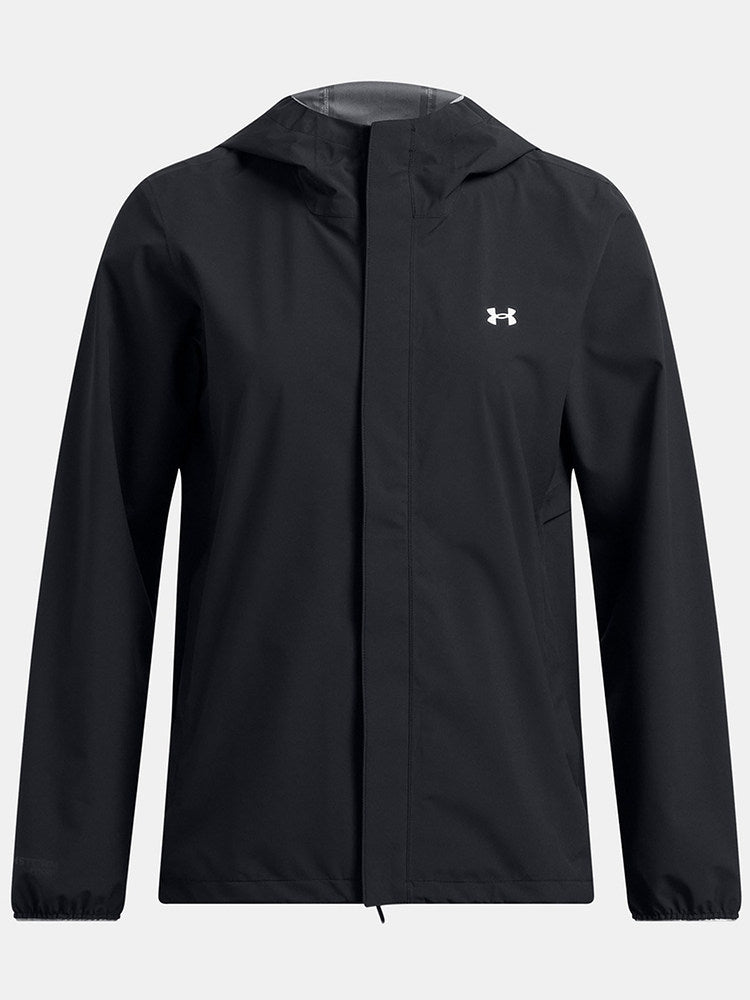 Casaco de senhora UA Under Armour para primavera-verão, impermeável, elástico, para treino e lazer, modelo 1376067-003