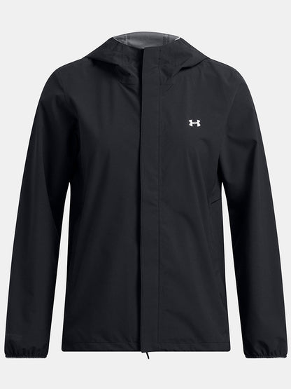 Casaco de senhora UA Under Armour para primavera-verão, impermeável, elástico, para treino e lazer, modelo 1376067-003