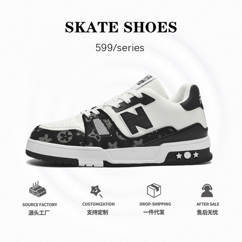 Primavera e outono New Balance Cool Running Sapatos Masculinos Tendência Casual Versátil Board Shoes Ténis Casal Feminino N-Line Shoes Running Shoes