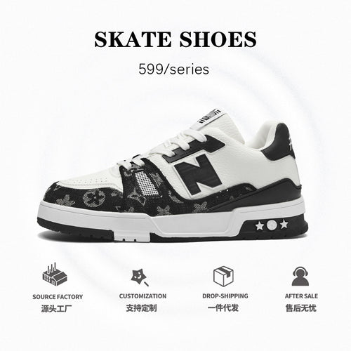 Primavera e outono New Balance Cool Running Sapatos Masculinos Tendência Casual Versátil Board Shoes Ténis Casal Feminino N-Line Shoes Running Shoes