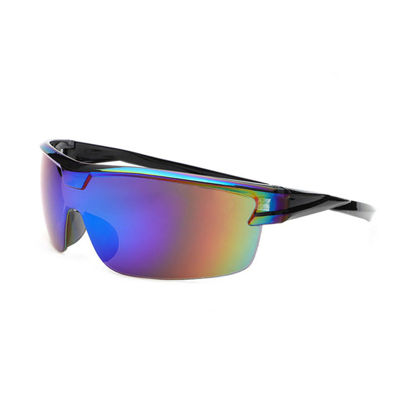 2022 Europe and America hot selling one-piece sunglasses men's and women's sunglasses driving and cycling travel sunglasses wholesale