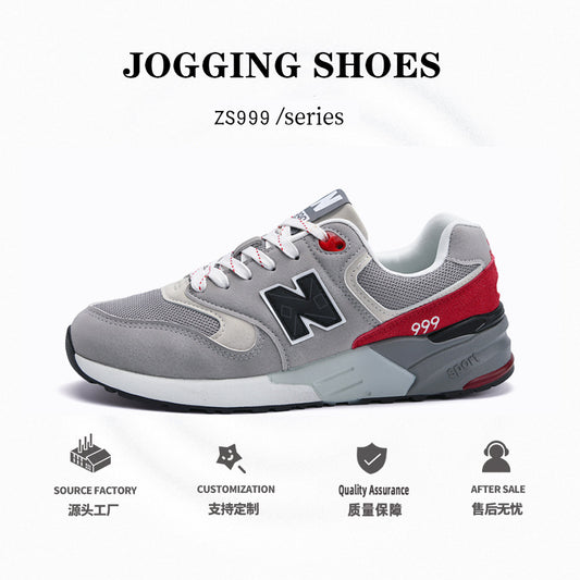 Primavera e outono New Balance Cool Run Classic Height Aumentando Ténis 999 Series Casual Versatile Couple Daddy Shoes Ténis