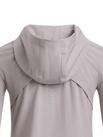 UA Under Armour Spring/Summer Women's Out The Storm Running Fitness Hooded Woven Jacket 1377043-009