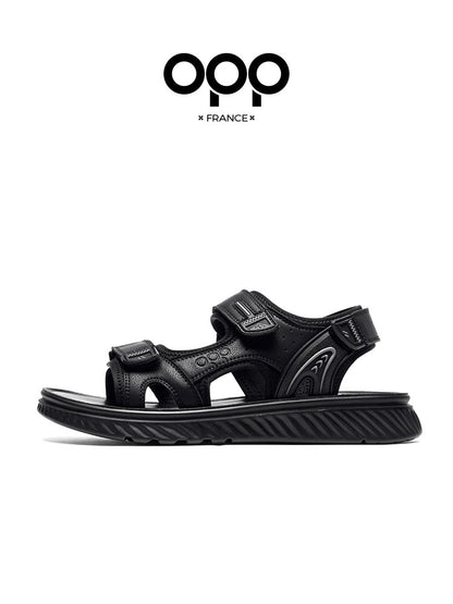 OPP Sandals 2026 Summer New High-Value Hollow Casual Sandals Men's Beach Open Toe Non-Slip Slippers
