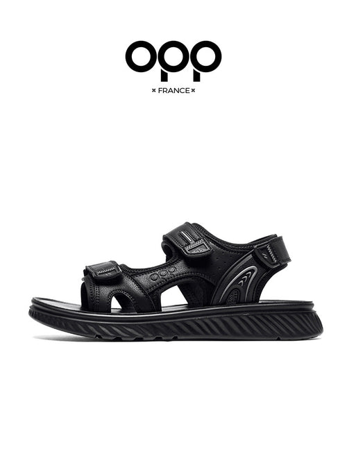 OPP Sandals 2026 Summer New High-Value Hollow Casual Sandals Men's Beach Open Toe Non-Slip Slippers