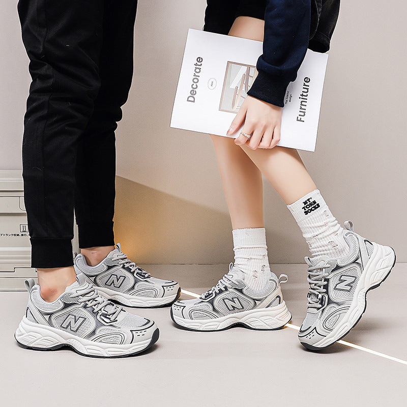 Primavera e outono New Balance Cool Run 1908 Versátil respirável verão casual tênis confortável plataforma de malha sapatos papai