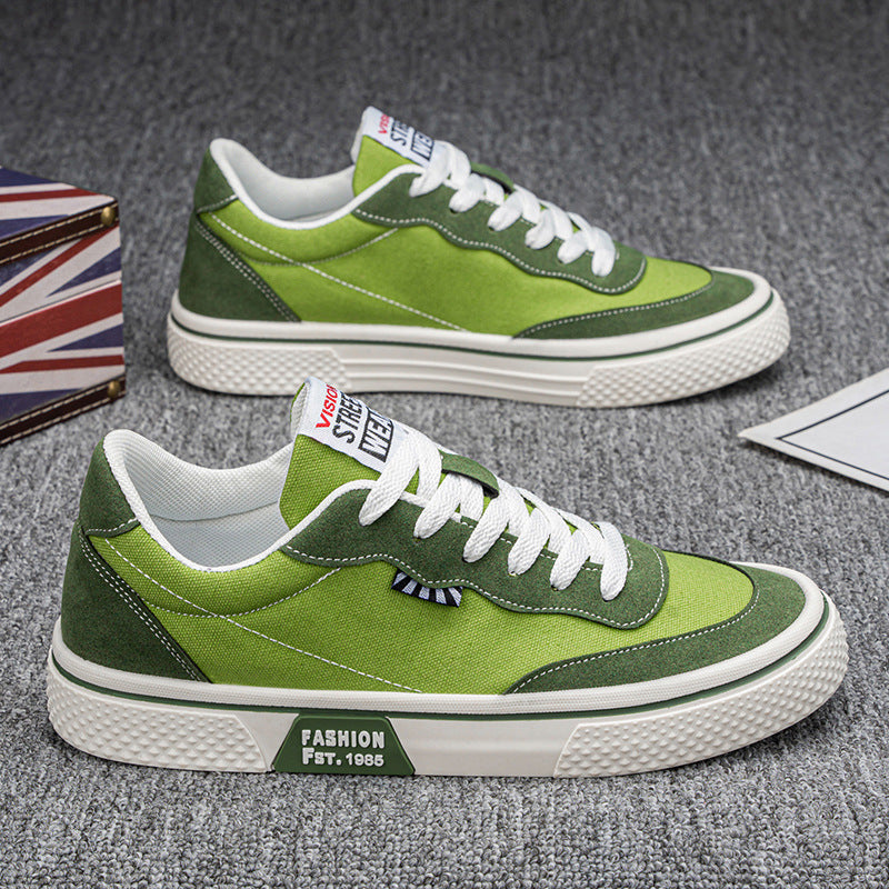 New men's canvas shoes, 2026 spring new casual versatile canvas shoes, breathable trendy fashionable youth shoes