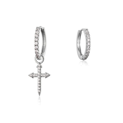 RAKOL designer creative small round hoop earrings for women, European and American fashionable simple geometric earrings, in stock wholesale