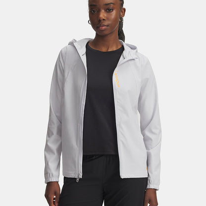 Under Armour Jacket UA Fall/Winter Women's Leisure Sports Running Fitness Woven Hooded Jacket 1377043-014