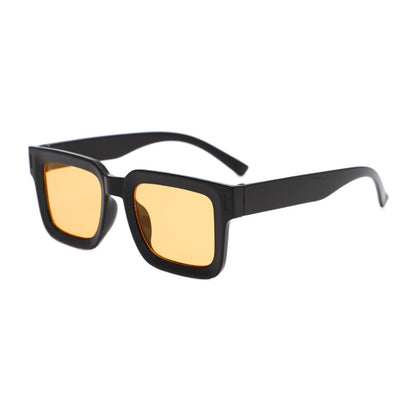 Classic square frame sunglasses 2025 cross-border hot sale wholesale full frame sunscreen men's and women's high-end face small sunglasses