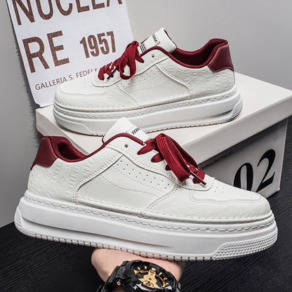 2026 Spring New Men's White Shoes, Men's Shoes, Youth Casual Shoes, Versatile Men's Sneakers, Classic Trendy Men's Shoes