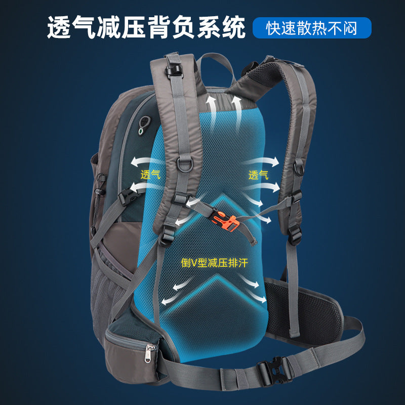 Cross-border 40L Outdoor Backpack 2025 New Hiking Bag Cycling Backpack Travel Bag Outdoor Bag Batch