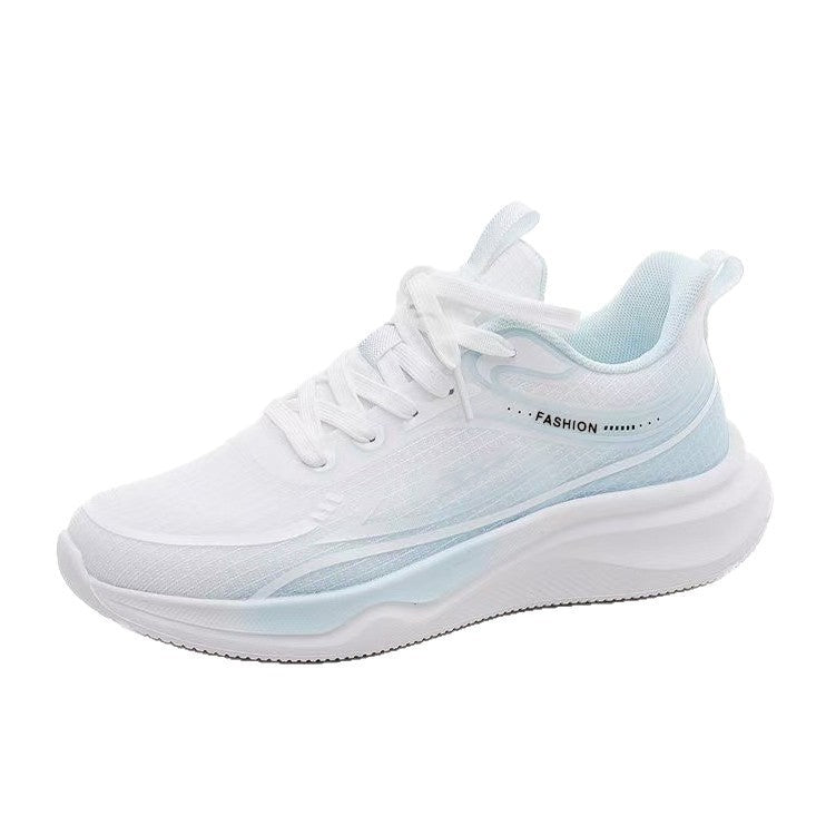 Sneakers, spring and summer new women's shoes, breathable flying knitted running shoes, casual travel shoes, cross-border wholesale women's shoes