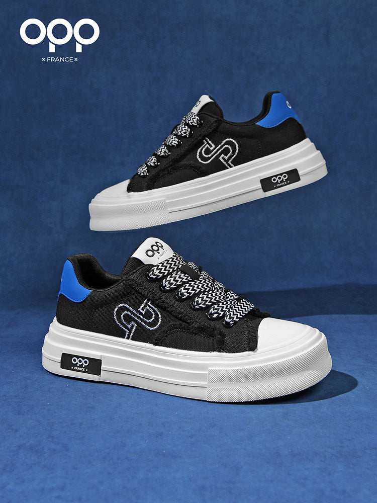 OPP Men's Shoes Spring 2026 New Niche Original Light Luxury Versatile Casual Sports Men's Thick-soled Small Whiteboard Shoes