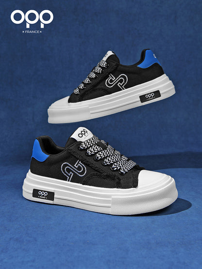 OPP Men's Shoes Spring 2026 New Niche Original Light Luxury Versatile Casual Sports Men's Thick-soled Small Whiteboard Shoes