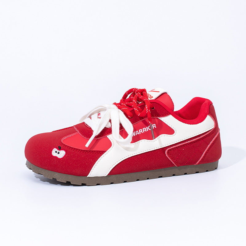 Pullback new thin-soled ballet training shoes double lace-up high-value fashion casual shoes are versatile and light and comfortable women's shoes