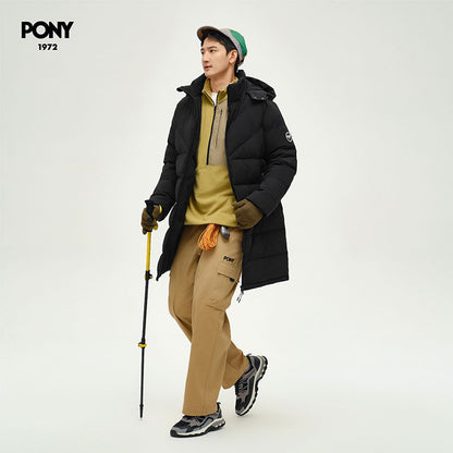 PONY1972 Boni Light Outdoor Down Jacket for Men and Women Casual Warm Comfortable Jacket 244U2OF55BK