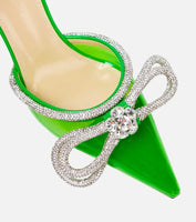 Green slippers 8.5cm