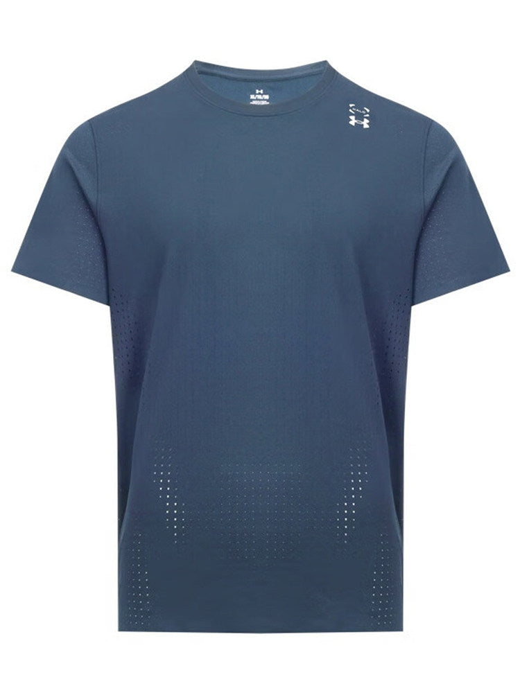 UA Under Armour Fall Winter Halo Vent Men's Training Sports Breathable Lightweight Short Sleeve T-Shirt 6001829-418