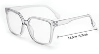 Transparent frame white flat