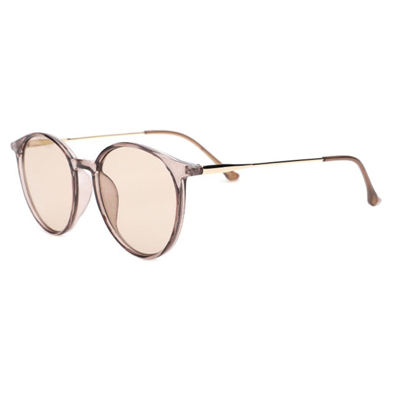 Fashion round face sunglasses women's high-end sense Amazon UV protection sunglasses driver trend sunglasses men