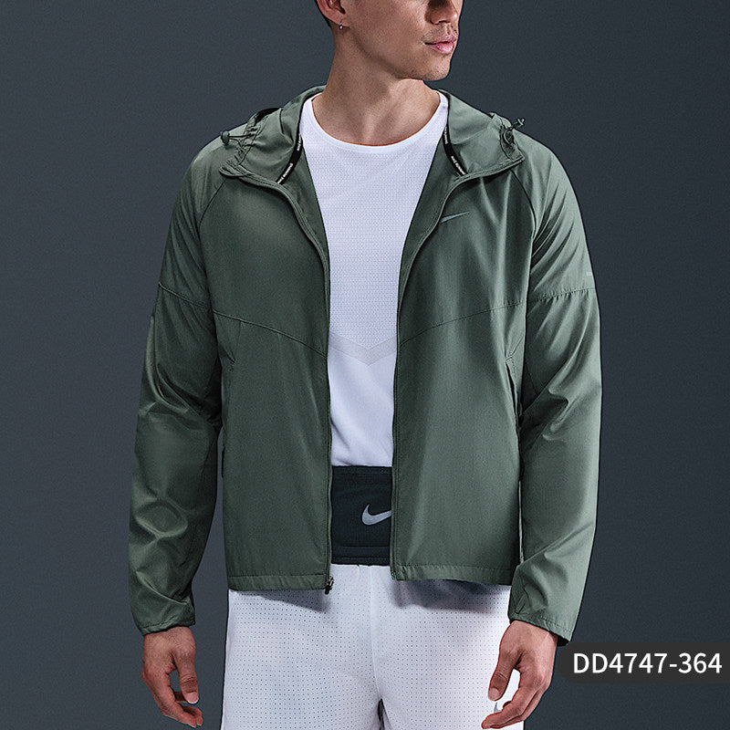 Nike Official Genuine Repel Miler Men's Running Woven Hooded Jacket DD4747-364