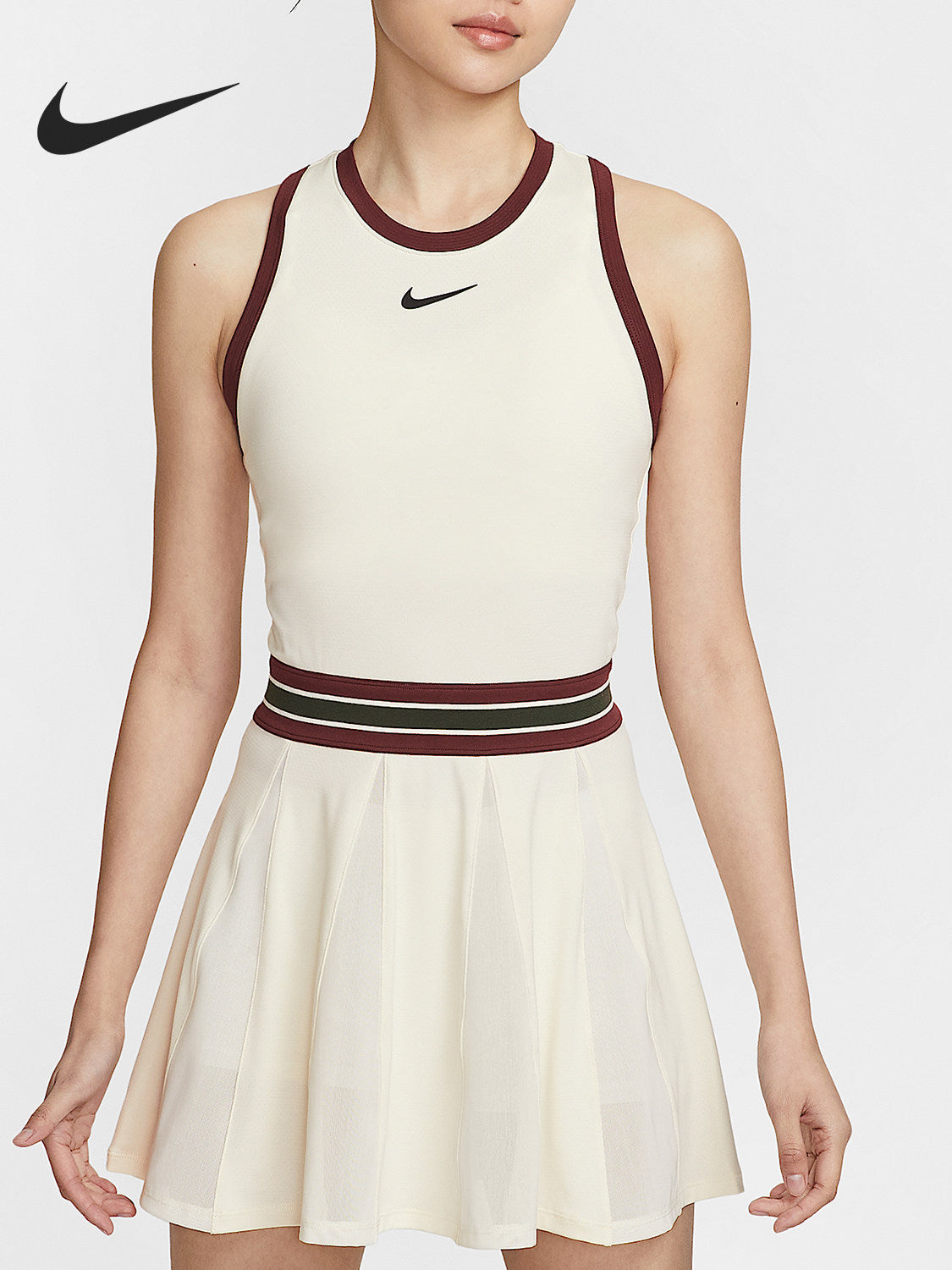 Nike Official Genuine Dri-FIT Women's Tennis Sports Training Breathable Dress FZ6743-110