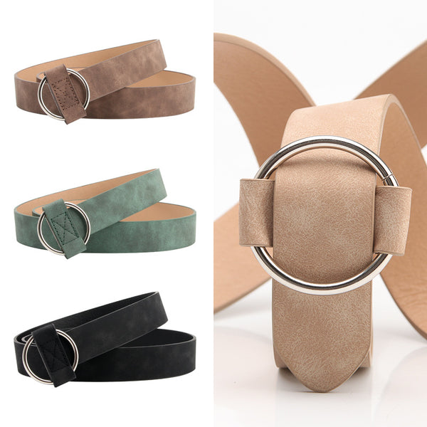 Cool with new ladies vintage lamb pu belt sweater coat dress decorative belt spot wholesale