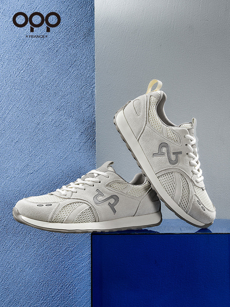 OPP Men's Shoes Spring 2026 New Men's Outdoor Sports and Leisure Shoes Retro Versatile Mesh Breathable Forrest Gump Shoes