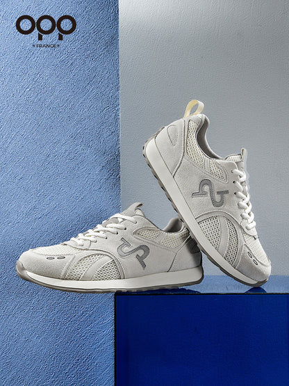 OPP Men's Shoes Spring 2026 New Men's Outdoor Sports and Leisure Shoes Retro Versatile Mesh Breathable Forrest Gump Shoes