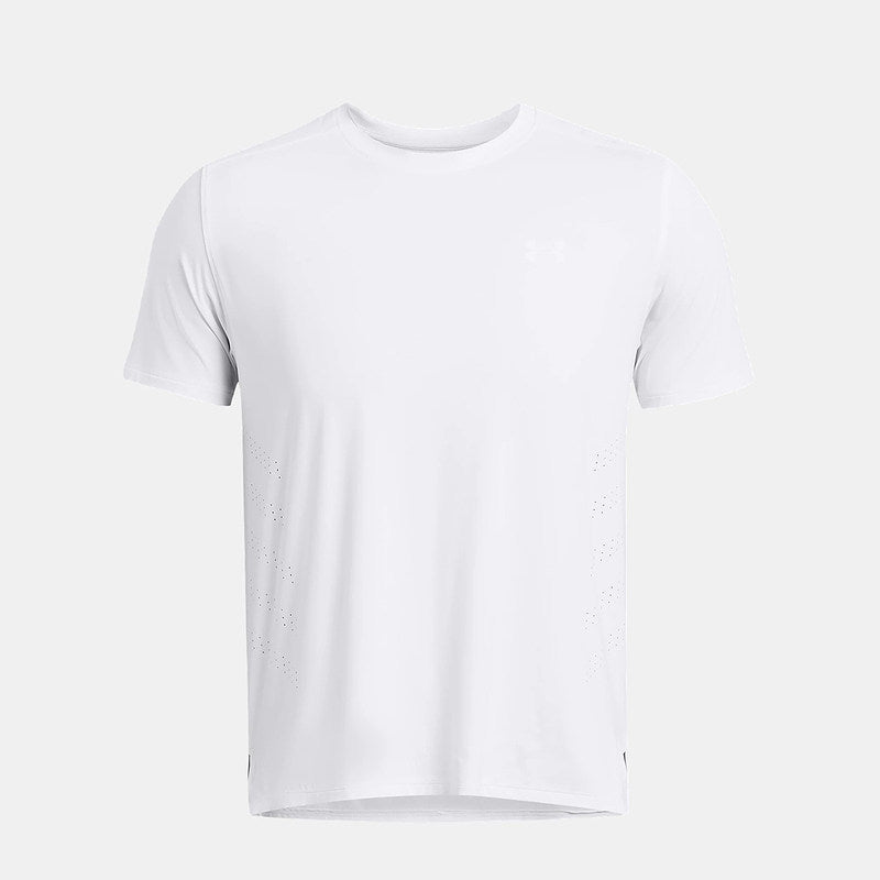 Under Armour UA Men's Launch Elite Rapid Dry Running Training Sport Short Sleeve T-Shirt - 1382648-100