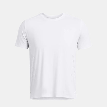 Under Armour UA Men's Launch Elite Rapid Dry Running Training Sport Short Sleeve T-Shirt - 1382648-100